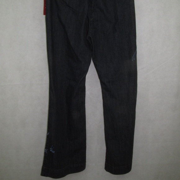 Tapemeasure Jeans Pants Size 12 Stretch Embroidery - Picture 1 of 5